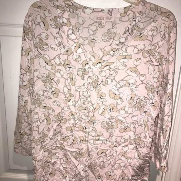 rose & thyme Tops - Rose & Thyme XL Blouse Womens
